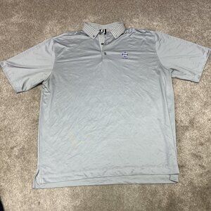 Footjoy Polo Men's Size XL Short Sleeve Gray Embroidered